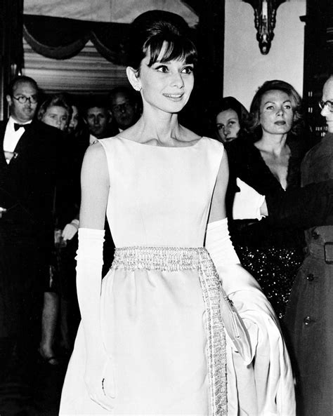 givenchy ivory ball gown with black embroidered flowers|Audrey Hepburn and Givenchy, the friendship that changed fashion.